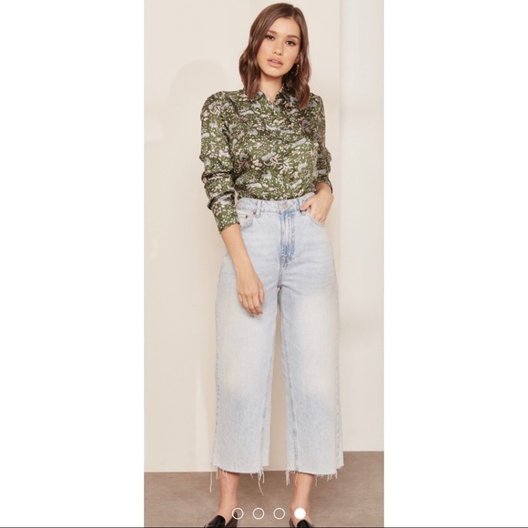 J. Crew Tops - SOLD J.CREW COLLECTION Silk Shirt Jungle Cat Print